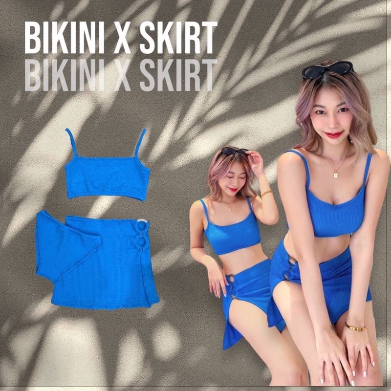 bikini-x-skirt-แซ่บเกินปุยมุ้ย-ชุดว่ายน้ำ-3-พร้อมกระโปรง-summer-นี้ต้องลุกเป็นไฟ-3-ชิ้น-จับใส่ได้หลาย