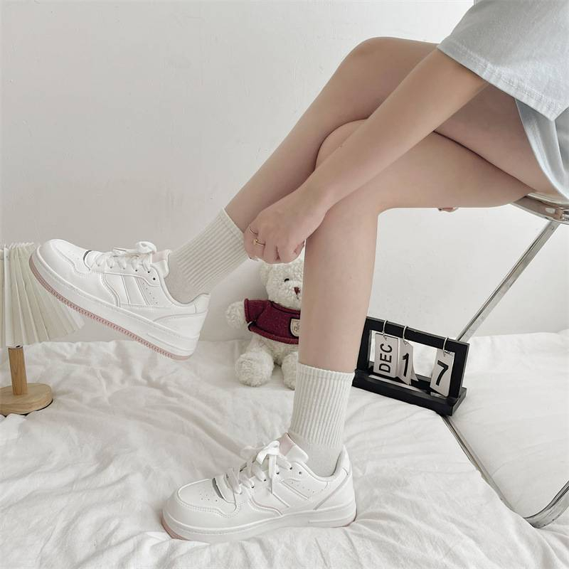 รองเท้าผ้าใบ-รองเท้าสีขาว-ผ้าใบสีขาว-รุ่น-bubblegum