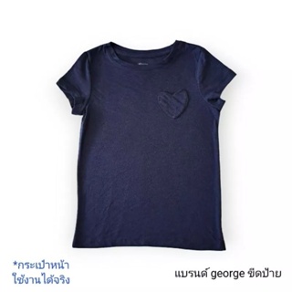 เสื้อยืดเด็กผู้หญิงแบรนด์ส่งออก George ขนาด 4-5 ขวบ (5T) มือ 1 ผ้าดี