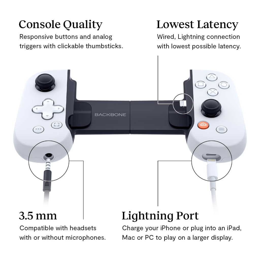 backbone-one-อุปกรณ์ควบคุมเกมมือถือ-สําหรับ-iphone-playstation-edition-เพิ่มประสบการณ์การเล่นเกมของคุณบน-iphone-play-playstation-steam-fortnite-apex-call-of-duty-genshin-impact-และอื่น-ๆ