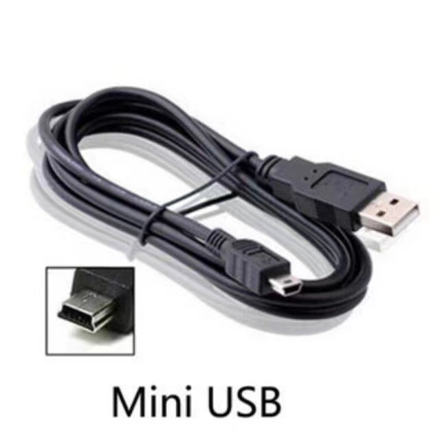 สาย-mini-usb-ใช้กับกล้องหน้ารถ-แทบเลต-mp3-player-webcam-card-reader-ชาร์ทไฟ-ถ่ายโอนข้อมูลได้