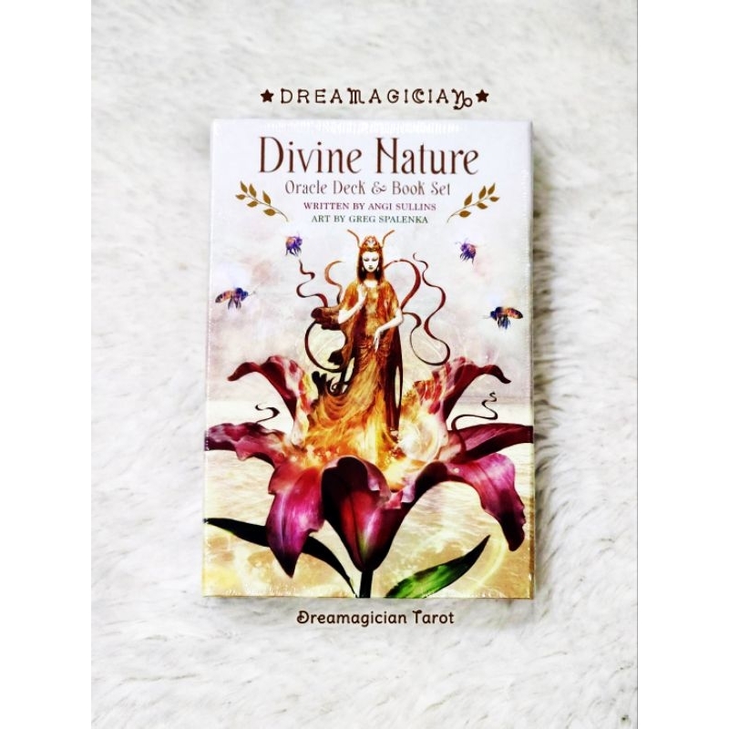 divine-nature-oracle-ไพ่ออราเคิลขอบทองหรูหรา-แถมถุงใส่ไพ่ฟรี-ไพ่แท้ลดราคา-ไพ่ยิปซี-ไพ่ทาโร่ต์-ไพ่ออราเคิล-tarot-oracle