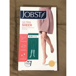 ถุงน่อง-jobst-ระดับเข่า-สีเบจ-บรรจุ-1-คู่-กล่อง-สวมใส่ป้องกันและบรรเทาภาวะเส้นเลือดขอด-แบรนด์ชั้นนำนำเข้าจากอเมริกา