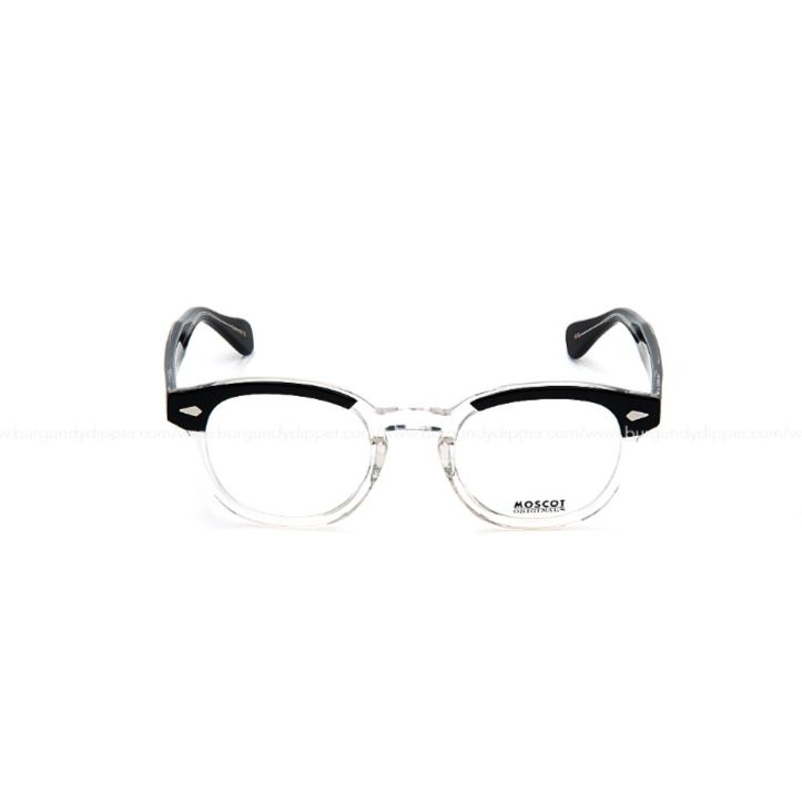 กรอบแว่นตา-moscot-รุ่น-lemtosh-rx-black-crysatl-กรอบดำเฟดใส-มีขนาด-46-49-มม