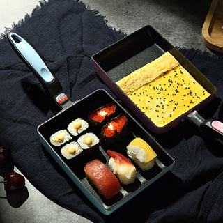 Tamagoyaki Pan ป้องกัน Stick Mini Japanese Omelette อาหารเช้า Flat สำหรับอุปกรณ์ครัว NEPTUNER