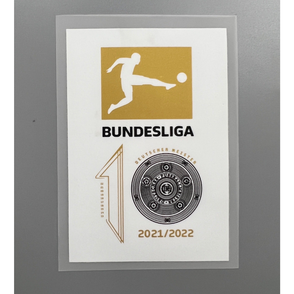 อาร์ม-ติดเสื้อฟุตบอล-บุนเดสลีก้า-แชมป์-2021-22-bundesliga-patch-badge-แบบเฟลค-ติด-เสื้อบาเยิร์น-มิวนิค