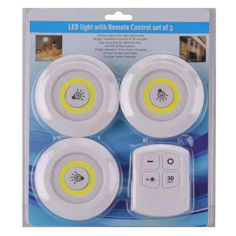 ไฟ-led-ติดผนังแบบไร้สาย-พร้อมรีโมทเปิด-ปิด-สีเหลือง-อบอุ่น-1เซตได้ถึง3ตัว-คุ้มสุดๆ-ใช้ถ่าน3aaa