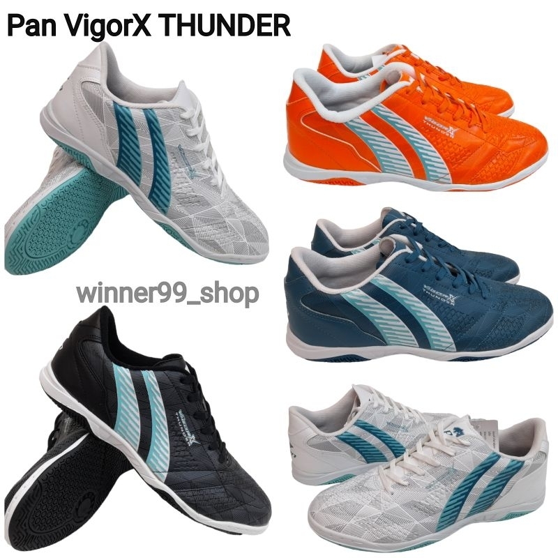 ราคาและรีวิวPan รองเท้าฟุตซอล VIGOR X THUNDER PF14PB