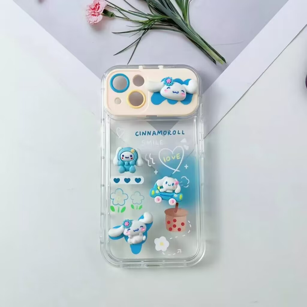 เคสนูนtpu-มีกระจก-ลายการ์ตูนน่ารัก-ขาตั้งได้-สำหรับ-iphone-14-pro-max-13-13pro-13promax-12-12pro-12promax-การ์ตูนนูน