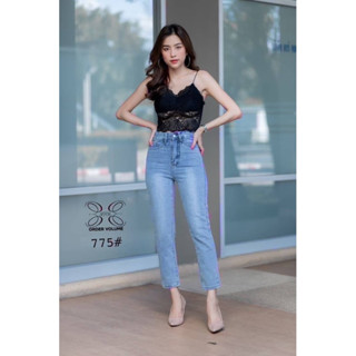 S-42 Volume jeans กางเกงยีนส์ทรงบอยสลิม ผ้าไม่ยืดจ้า สวยมากก