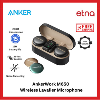 AnkerWork M650 Wireless Lavalier Microphone