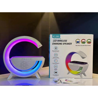 BT-2301 3in1 Bluetooth LED Wireless Charging Speaker ลำโพงบลูทูธ+แท่นชาร์จไร้สาย+ไฟหลากสี ขนาดเล็กพกพาง่าย