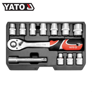 YATO YT-38671 ชุดบล็อก 1/2" 12 ตัวชุด