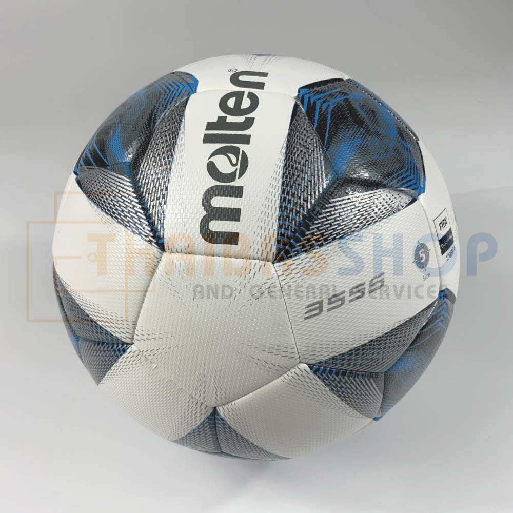 ภาพหน้าปกสินค้าลูกฟุตบอล ลูกบอล Molten F5A3555-K เบอร์5 ลูกฟุตบอลหนัง PU หนังเย็บ 100% ใช้แข่งขัน FIFA Pro รองรับ จากร้าน thaibasshop บน Shopee