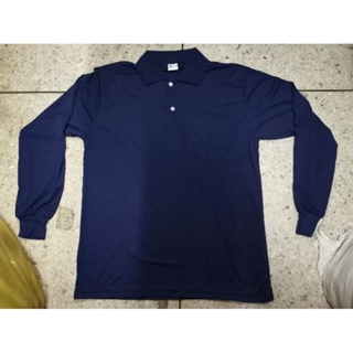 ภาพขนาดย่อของภาพหน้าปกสินค้าเสื้อยืดคอปกโปโลแขนยาว​​ ผ้าTK​ (Cotton with Polyester)​ จากร้าน spirit_clothing บน Shopee ภาพที่ 1