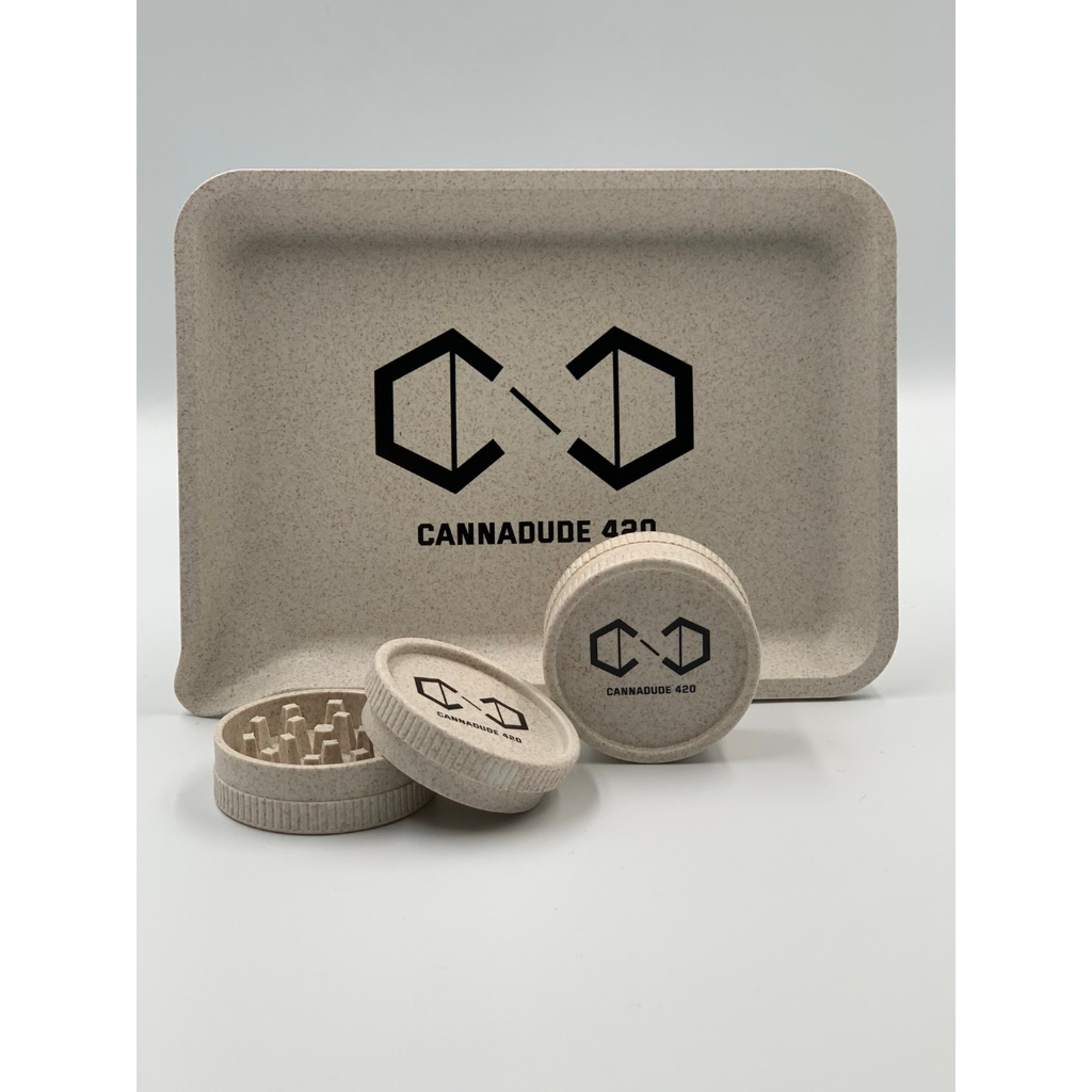 cannadude420-grinder-tray-ที่บด-เครื่องบด-ย่อยสลายได้-biodegradable-grinder-amp-tray-ถาด-พร้อมที่บด