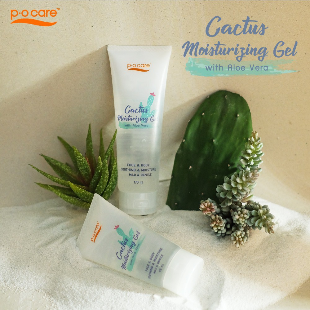 p-o-care-cactus-moisturizing-gel-เจลไฮยา-เจลต้นกระบองเพชร-170ml