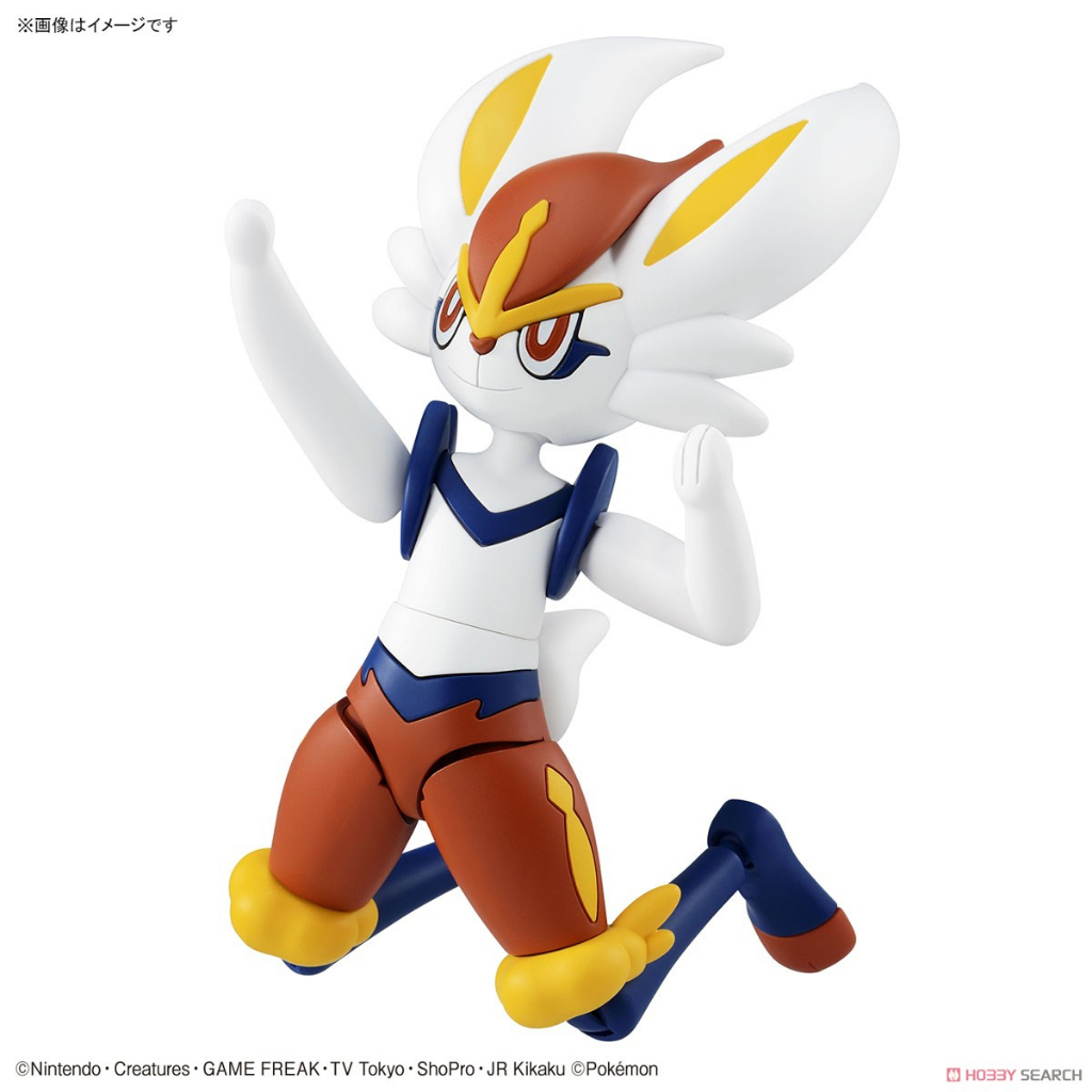 pokemon-collection-50-plastic-model-cinderace-bandai-แท้100