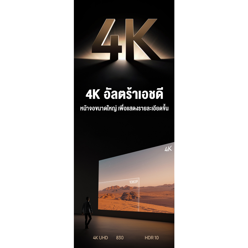 โปรเจคเตอร์-4k-wifi-projector-android-11-0-2-16gb-รุ่นใหม่ล่าสุด-เชื่อมต่อกับ-wifi-projector-เชื่อมต่อโทรศัพท์