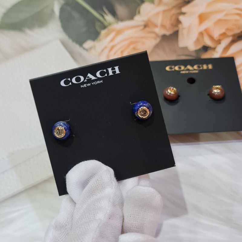 new-ของแท้-100-รุ่น-shop-ต่างหู-coach-semiprecious-stone