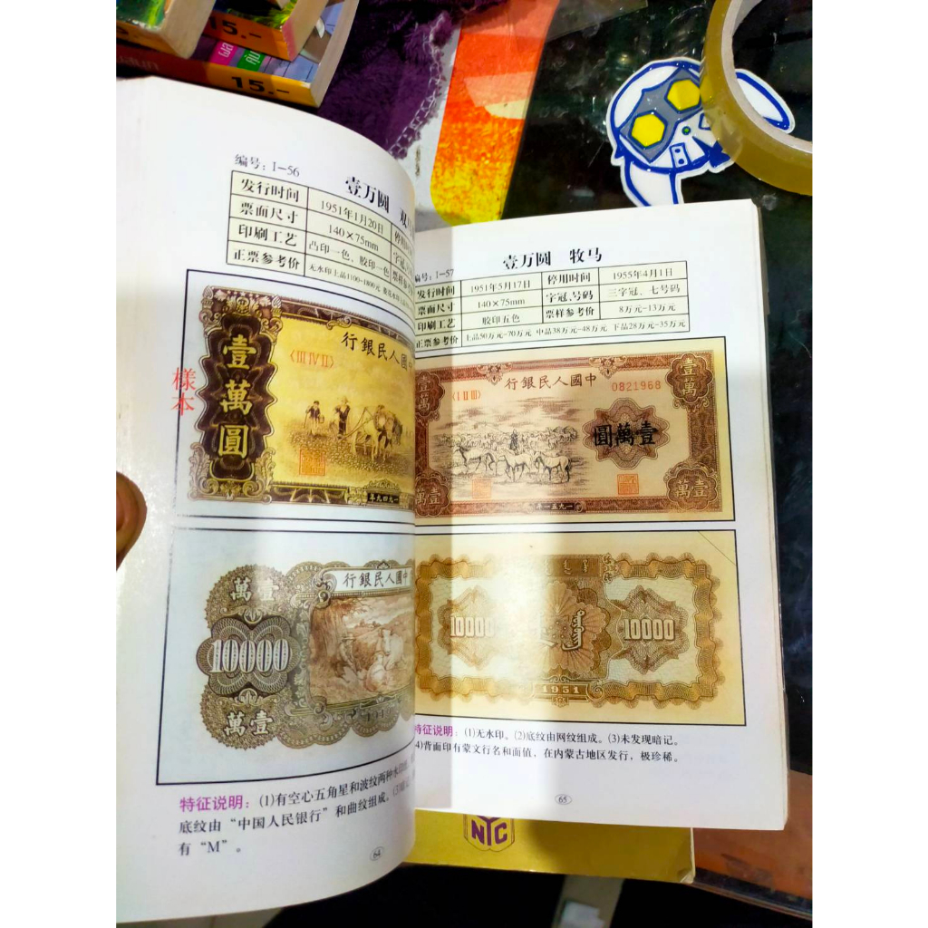 หนังสือคู่มือธนบัตรจีน-ปี-คศ-2008