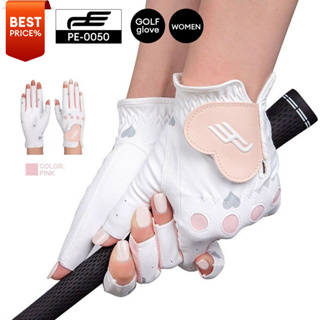 [11GOLF] ถุงมือกอล์ฟ ผู้หญิง สีขาวชมพู PlayEagle PE-0050 Womens Golf Gloves