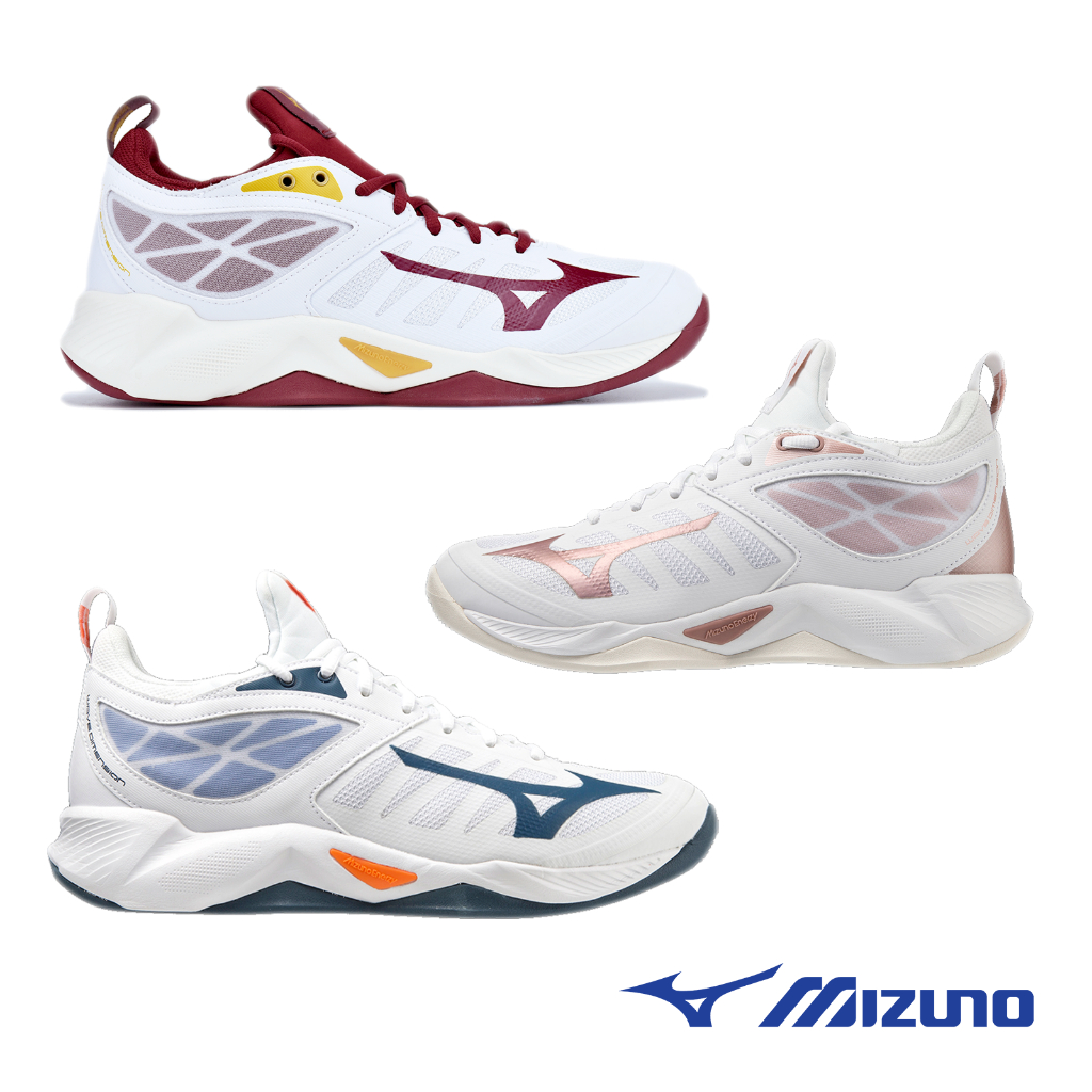 [กรอกโค้ด SHFCN5 ลดอีก10] MIZUNO Volleyball Wave Dimension รองเท้า