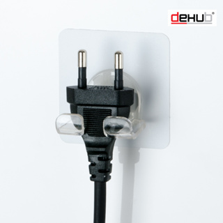 DeHUB Vacuum Pad ตะขอแขวนของ แขวนปลั๊กไฟ แขวนสายชาร์จ แขวนโทรศัพท์ (Vacuum Pad Plug Holder)