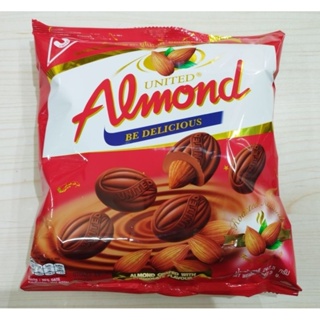อัลมอนด์เคลือบช๊อคกาแลต United alunited almond chocolate มี3รสชาติ  สินค้าพร้อมส่ง