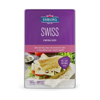 Emborg ชีสสวิส (Swiss Cheese)❄️🚗❄️จัดส่งรถเย็น❄️