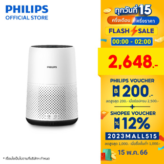 ภาพขนาดย่อของภาพหน้าปกสินค้าPHILIPS Air Purifier เครื่องฟอกอากาศ AC0820/20 จากร้าน philips_home_appliances บน Shopee