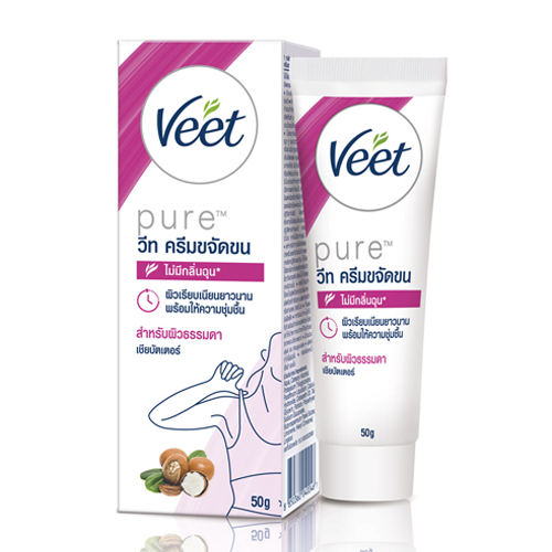 veet-pure-hair-removal-cream-shea-butter-ครีมกำจัดขน-50g