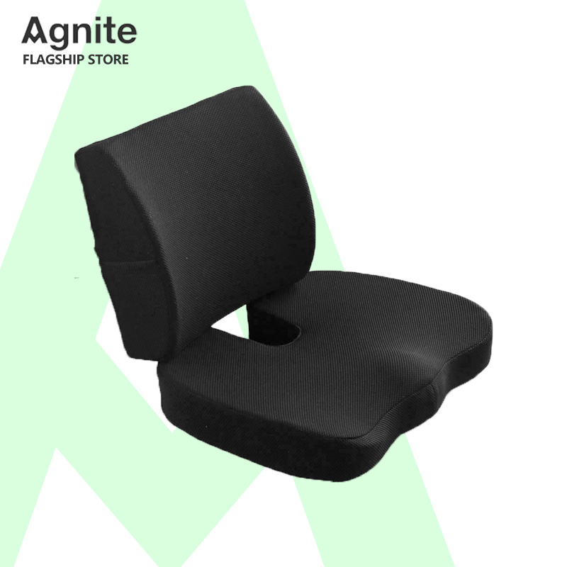 Agnite เบาะรองหลัง ที่รองนั่ง เบาะรองนั่งสุขภาพ ลดอาการปวดเมื่อย น้ำหนักเบา พกพาสะดวก ซักได้ Cushion