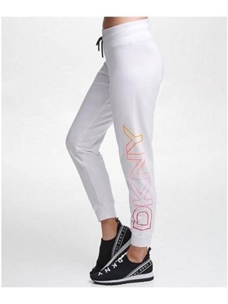 กางเกงวอร์ม DKNY แท้ sport heathered track plant size L ใหม่ ป้ายห้อย