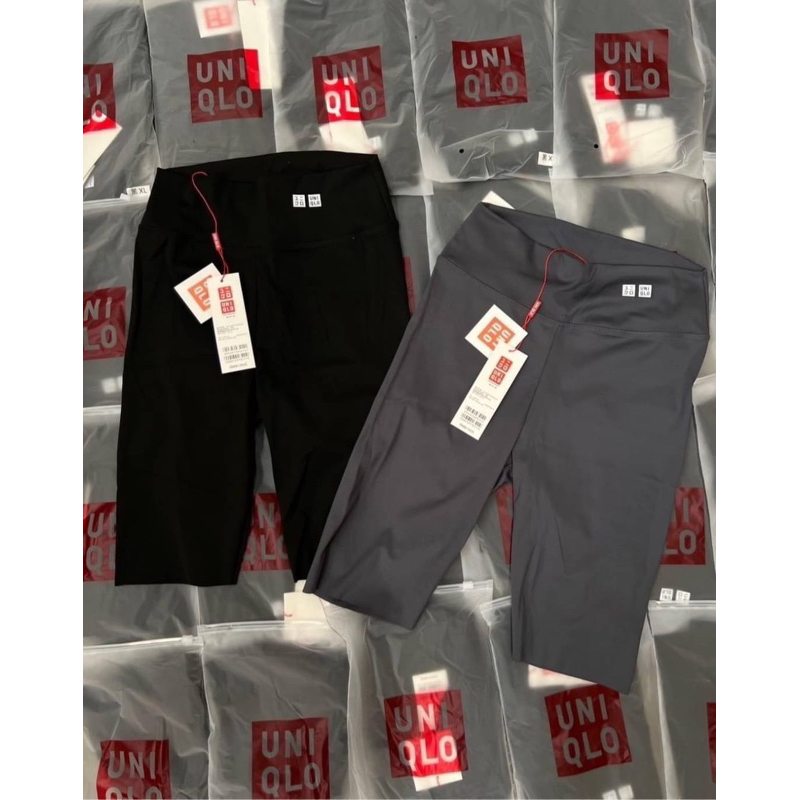 กางเกงเลกกิ้งขาสั้น-งาน-uniqlo-พร้อมส่งค่ะ
