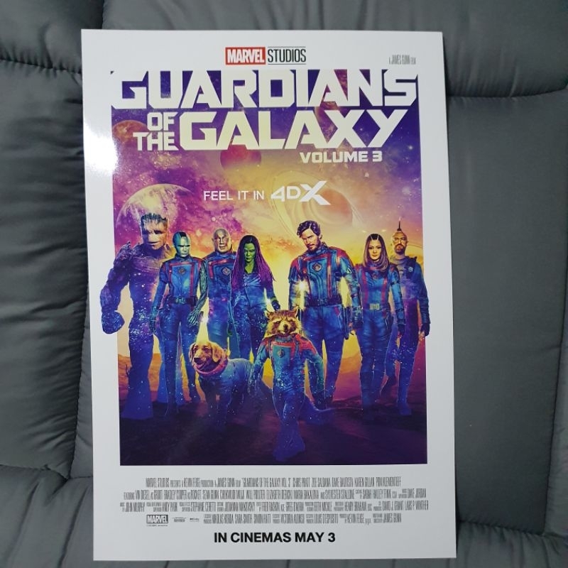 Poster Major 4DX GUARDIANS OF THE GALAXY V.3 | Shopee Thailand