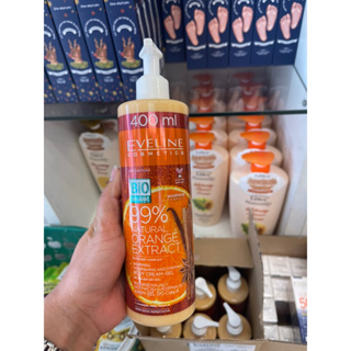 Eveline 99% Natural Orange Extract Warming Body Cream-Gel 400ml.