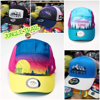 TRAILWAY หมวกทรง Trucker Cap และ Trail Cap ยอดนิยมมากๆ ปีกหมวกโค้ง/ปีกแบน ใส่เที่ยวก็สวย ใส่วิ่งยิ่งเท่ (TJT)