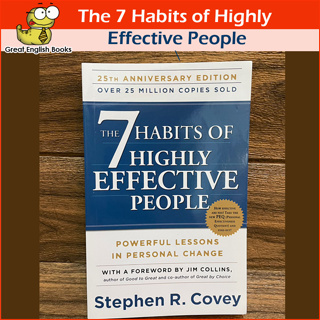 (ใช้โค้ดรับcoinคืน10%ได้) พร้อมส่ง หนังสือภาษาอังกฤษ The 7 Habits of Highly Effective People by GreatEnglishBooks 7 อุปนิสัยที่ช่วยเราอยู่รอดได้ในทุกวิกฤต