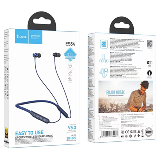 หูฟัง บลูทูธ 5.3 ใช้ได้นาน 30 ชั่วโมง Hoco ES64 In-ear Sport Wireless earphones Bluetooth 5.3