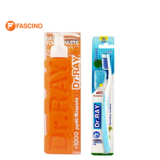 DR.RAY Citrus Mint Toothpaste Gel 150 กรัม + แปรงสีฟัน รุ่น STUNNING