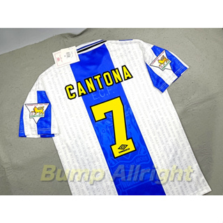 Retro : เสื้อฟุตบอลย้อนยุค Vintage ทีมแมน ยู เทิร์ด 1993 Man U Third 1993 + 7 CANTONA และอาร์ม, เสื้อเปล่า !!