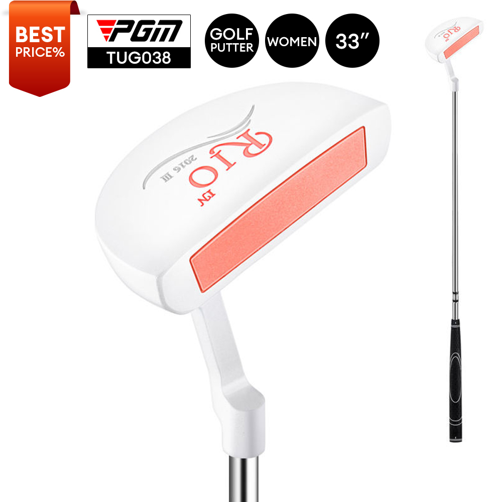 11golf-ไม้กอล์ฟ-พัตเตอร์-ผู้หญิง-pgm-รหัส-tug038-ความยาว-33-นิ้ว-ladies-golf-putter-mallet-putter-33