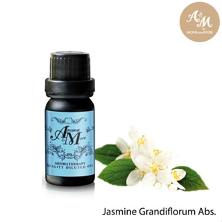 Aroma&amp;More Jasmine Grandiflorum Absolute DILUTE 10% / น้ำมันหอมระเหยมะลิ แกรนดิฟลอรั่ม ชนิดเจือจาง10% India 10/30ML