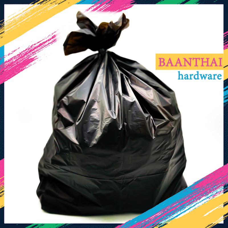 ถุงขยะ-ถุงดำ-ถุงขยะดำ-หนา-1kg-เกรดa-ไม่รั่ว-ไม่มีหูหิ้ว-เหนียว-ทน-ราคาถูก