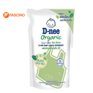 D-NEE New Born ผลิตภัณฑ์ซักผ้าเด็ก สูตร Organic Aloe Vera ชนิดถุงเติม (600ml.)