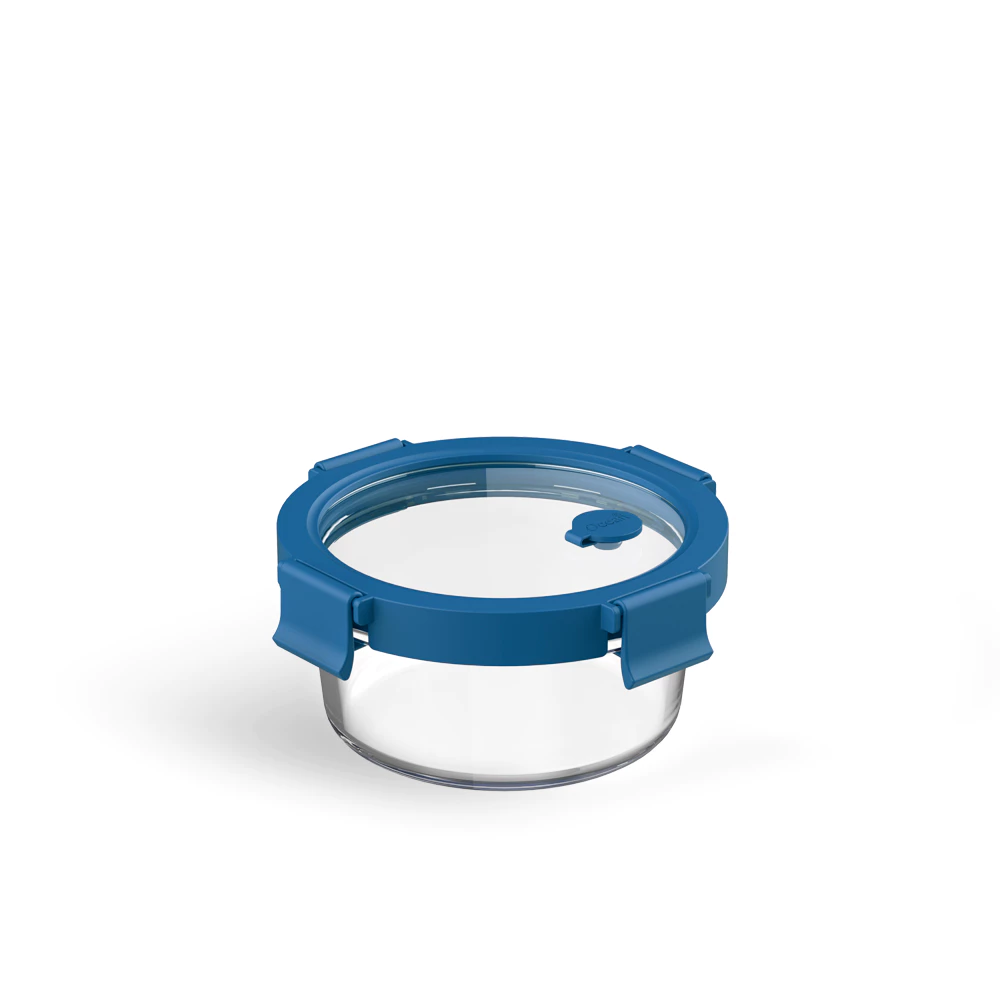 OCEAN กล่องแก้วถนอมอาหาร Rego Box ทรงกลม ขนาด 400 มล. (Pack 1 ชิ้น)