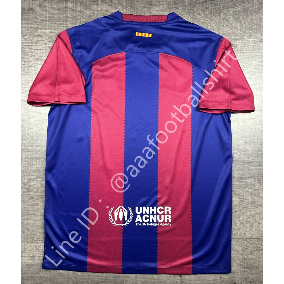 เสื้อฟุตบอล-เกรด-แฟนบอล-barcelona-home-บาเซโลน่า-เหย้า-2023-24