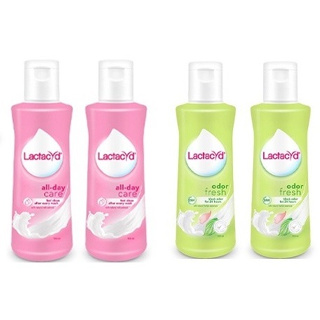 หมด-(ซื้อ 1แถม1) Lactacid Daily Feminine Wash (150 มล.X2) แลคตาซิด ผลิตภัณฑ์ทำความสะอาดจุดซ่อนเร้น มี 2 สูตร