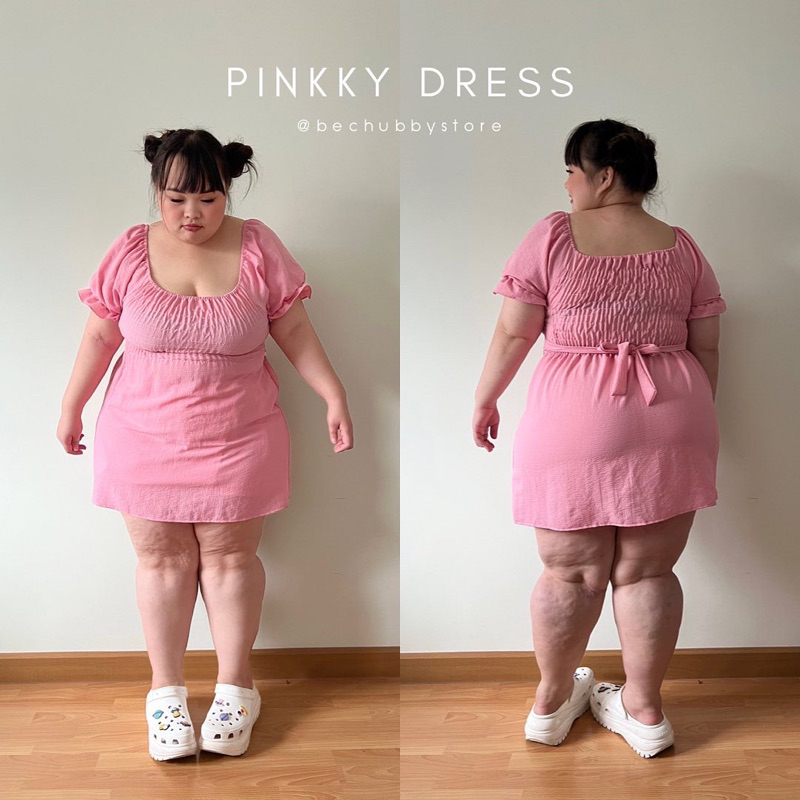 The Pink Nyonyo Drop Waist Dress
